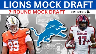 2024 NFL Mock Draft: 7-Round Detroit Lions Mock Draft WITHOUT Trades