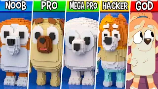 LEGO ALL Characters in Bluey (COMPILATION №10) : Noob, Pro, HACKER! / (Bluey)