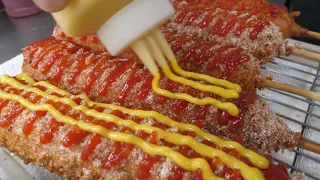 Korean Street Foods - Cheese Hotdog
