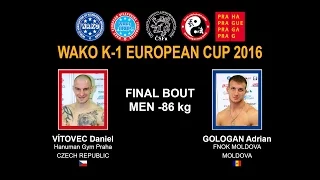 WAKO K-1 EUROPEAN CUP 2016 - FINAL BOUT MEN -86 kg