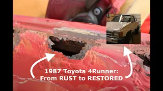 1987 Toyota 4Runner Rust Repair + Paint