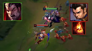 DARIUS VS XIN ZHAO TOP  *FIGHT AT LV4*