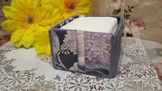 МК: Салфетница своими руками. Легко и просто // DIY napkin holder // easily