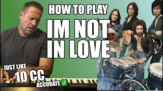 Piano Lesson I’m Not In Love 10cc Tutorial - Learn To Play With Shawn’s Revolutionary Whiteboard