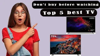 Top 5 BEST Budget TVs of 2023(don't Buy one before watching this)