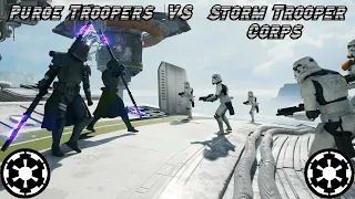 Purge Troopers VS Storm Trooper Corps - Star Wars Jedi Survivor NPC Battle Arena