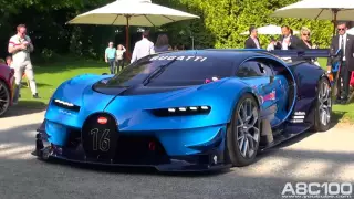 Bugatti Vision Gran Turismo - Start up and Revs!!