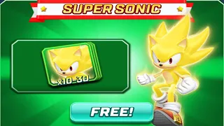 Sonic Forces - Super Sonic Event New Free Cards - All Super Characters Battle Android Gameplay Run
