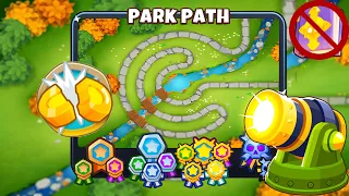 Park Path [Half Cash] Guide | No Monkey Knowledge | BTD 6 (2023 Updated)