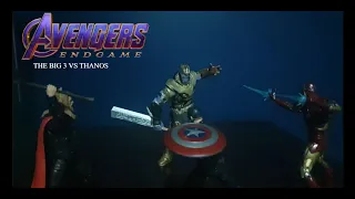 THE BIG 3 VS THANOS STOP MOTION RECREATION