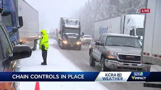 California Snowstorm | Feb. 29 update on chain controls and road conditions in the Sierra at 4 p.m.