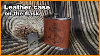 Кожаный Чехол на Флягу // LEATHER FLASK CASE