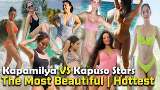 Kapamilya versus Kapuso Stars |ABS-CBN & GMA's most Beautiful/Hottest Stars in 2021 | Showbiz Update