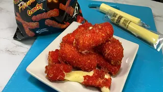 Hot Cheetos Mozarella Sticks