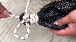 Absolutely the BEST and Easiest Camping Knot!! （Tarp Knots）