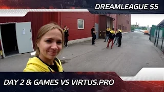 Day 2 & Games vs Virtus.Pro @ DreamLeague S5 (ENG SUBS)