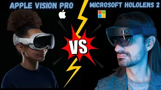 Apple Vision Pro vs Microsoft HoloLens 2 | Which AR Headset is Better?