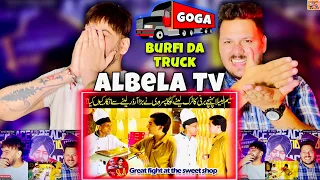 Albela Tv Great Fight at the Sweet Shop very funny about Saleem Albela & Goga Pasroori @reacthub