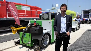 Zwiehoff Rotrac E4 two-way electric shunting device - remote locomotive rail vehicle - Interview