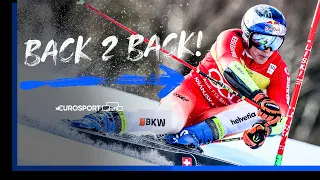 “He’s Indestructible!” 🥶 | Giant Slalom - FIS Alpine Ski World Cup 2023 | Eurosport