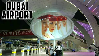 [4K] World's Busiest Airport! DUBAI INTERNATIONAL AIRPORT Walking Tour | Terminal 3 & Duty Free