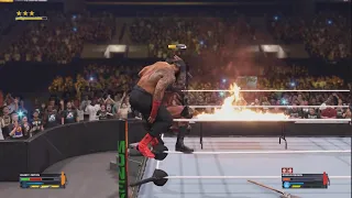 WWE 2K24 Randy Ortan Vs Roman Reigns Championship on the line