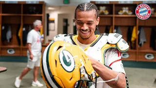 Inside Dressingroom - Leroy Sané meets Green Bay Packers | FC Bayern