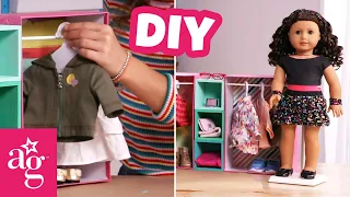 Making a Perfect Closet for Your Mini-Me | Doll DIY | @AmericanGirl