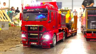 RC TRUCKS, RC EXCAVATOR & RC TRACTORS !!! RC TRUCK COMPILATION -SCANIA - MB ACTROS - MAN -