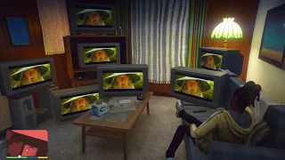 Aunt Denise watching TV at 3am - GTA 5