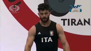 Antonino Pizzolato (89 kg) Clean & Jerk 217 kg - 2022 European Weightlifting Championships