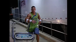 John Cena speeds out of the arena! 09/25/2003