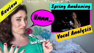 Singing Teacher Reacts Spring Awakening - Tony Awards | WOW! They were...