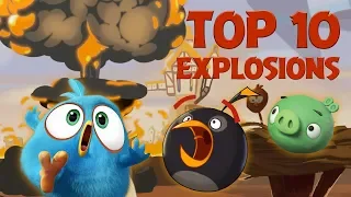 Angry Birds - Top 10 Best Explosions Compilation