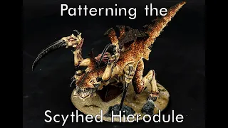 Patterning a 'Coconut Crab' Tyranid Scythed Hierodule