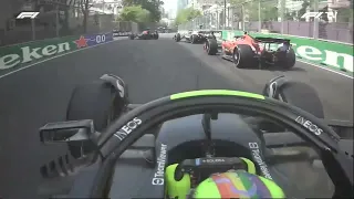 Onboard Lewis HMAILTON Race Start | F1 Azerbaijan 2023