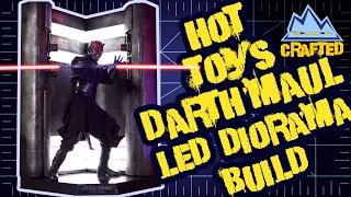 Hot Toys Darth Maul Custom Diorama with LED Lights!!! | CRAFTED Episode 4