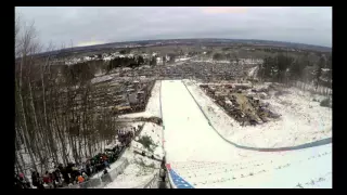 (4K HD) Ski Jumping Victory for Michael J. Glasder