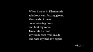 When it rains in Dharamsala