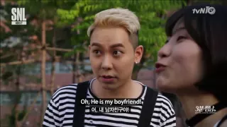 [ENG SUB] SNL Korea 7 (3-minute Boyfriend) Loco and Gray have become my Boyfriends?! 160611 EP.16