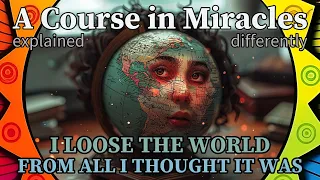 L132: I loose the world from all I thought it was. [A Course in Miracles, explained differently]