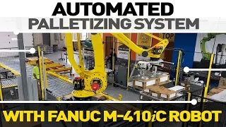Complete Automated Robotic Palletizing Solution, Courtesy of RōBEX