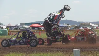 Autograss Crashes/Highlights, BAS Round 2, North Shropshire, 17 & 18/6/21