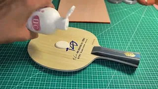 Glue Rubber onto Fan Zhendong ALC Racket | Chill TTF