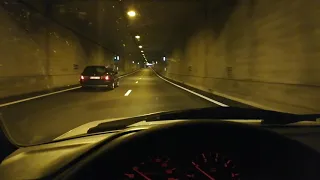 E34 M5 touring spitting flames - E30 325i exhaust sound