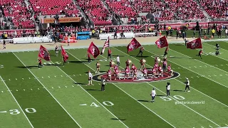 49ers Drumline Niner Noise & Gold Rush Cheerleaders Pregame Performance - 49ers Bengals Week 8 (4K)