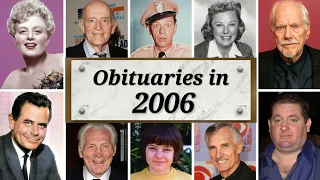 Obituary in 2006: Famous Faces We Lost in 2006