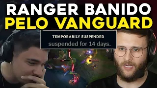 RANGER BANIDO PELO VANGARD (ESTILO VOCORVO), AULAS  PRO TAKESHI - RENECRODILO LEAGUE OF LEGENDS