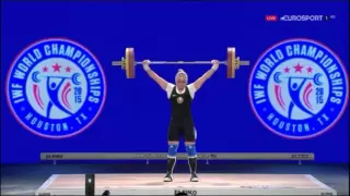 2015 World Weightlifting Women's  69 kg Snatch Group A