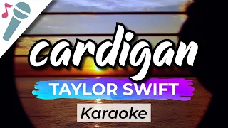 Taylor Swift - cardigan - Karaoke Instrumental (Acoustic)